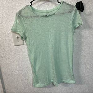 Express | Seafoam Green Short Sleeve Tee | Small